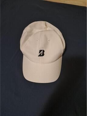 Bridgestone Men's  Golf Cap Strapback Adjustable White